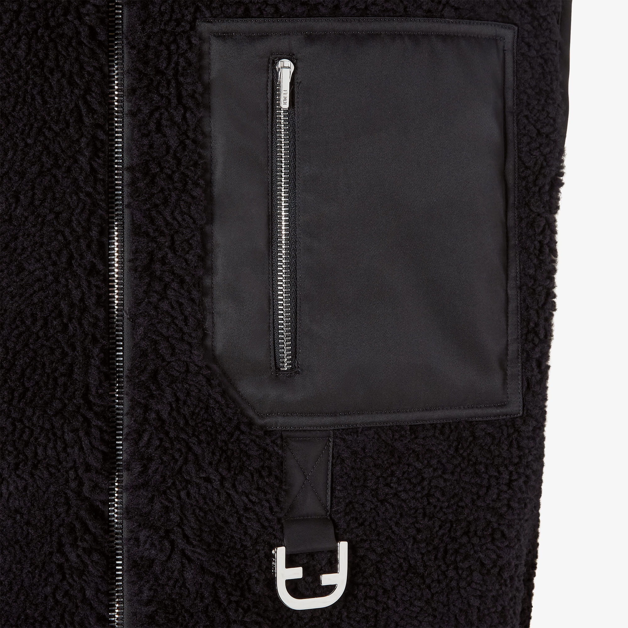 ジレ ファブリック ブラック | Fendi