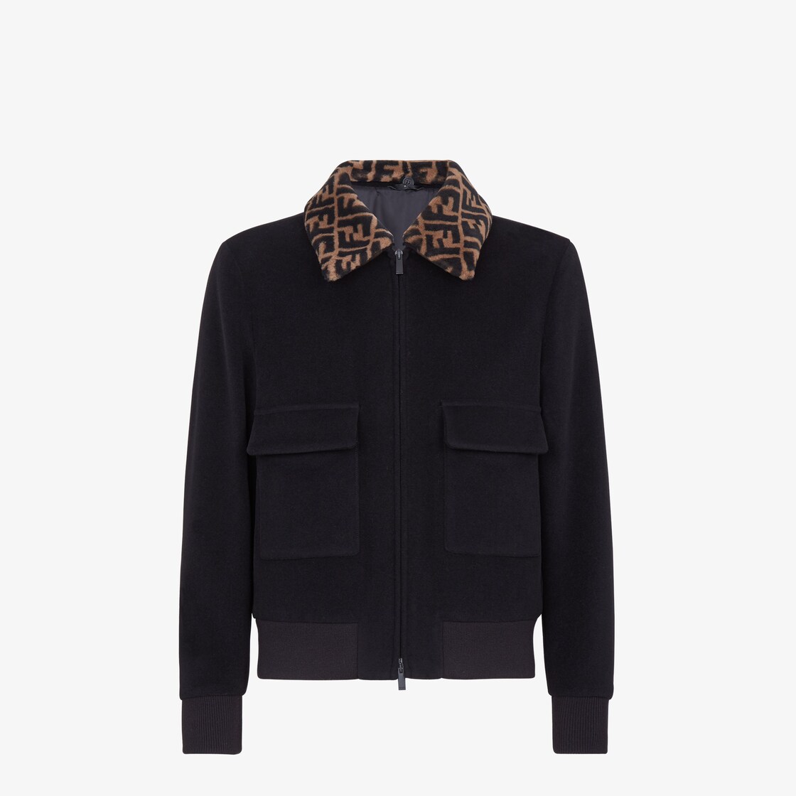 Jacket - Black wool jacket | Fendi