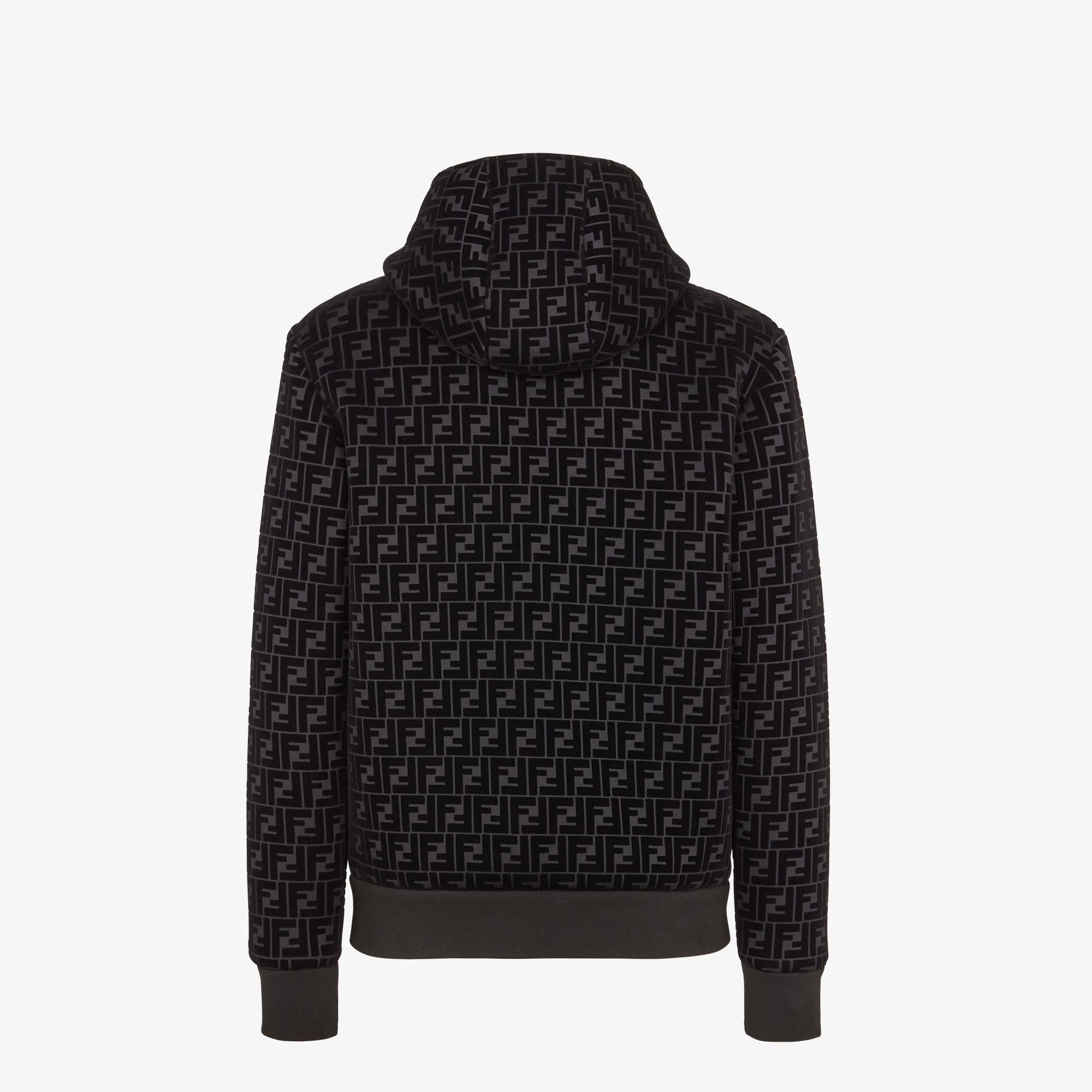 Fendi hoodie black and white best sale