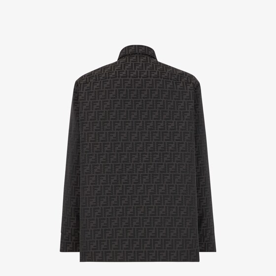 Fendi Go-To single-breasted jacket with shirt collar and patch | Thumbnail 2