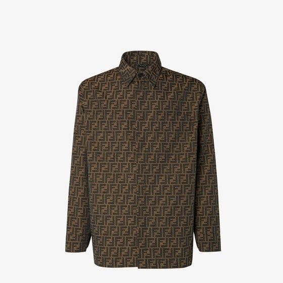Fendi Blouson In Brown