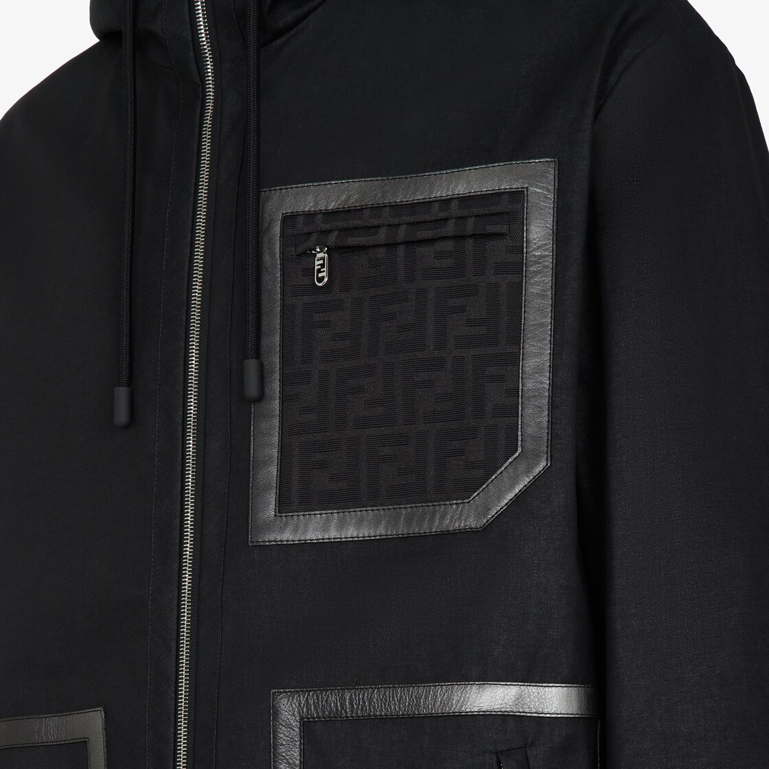 Fendi Monogram Zip-Up Hoddie