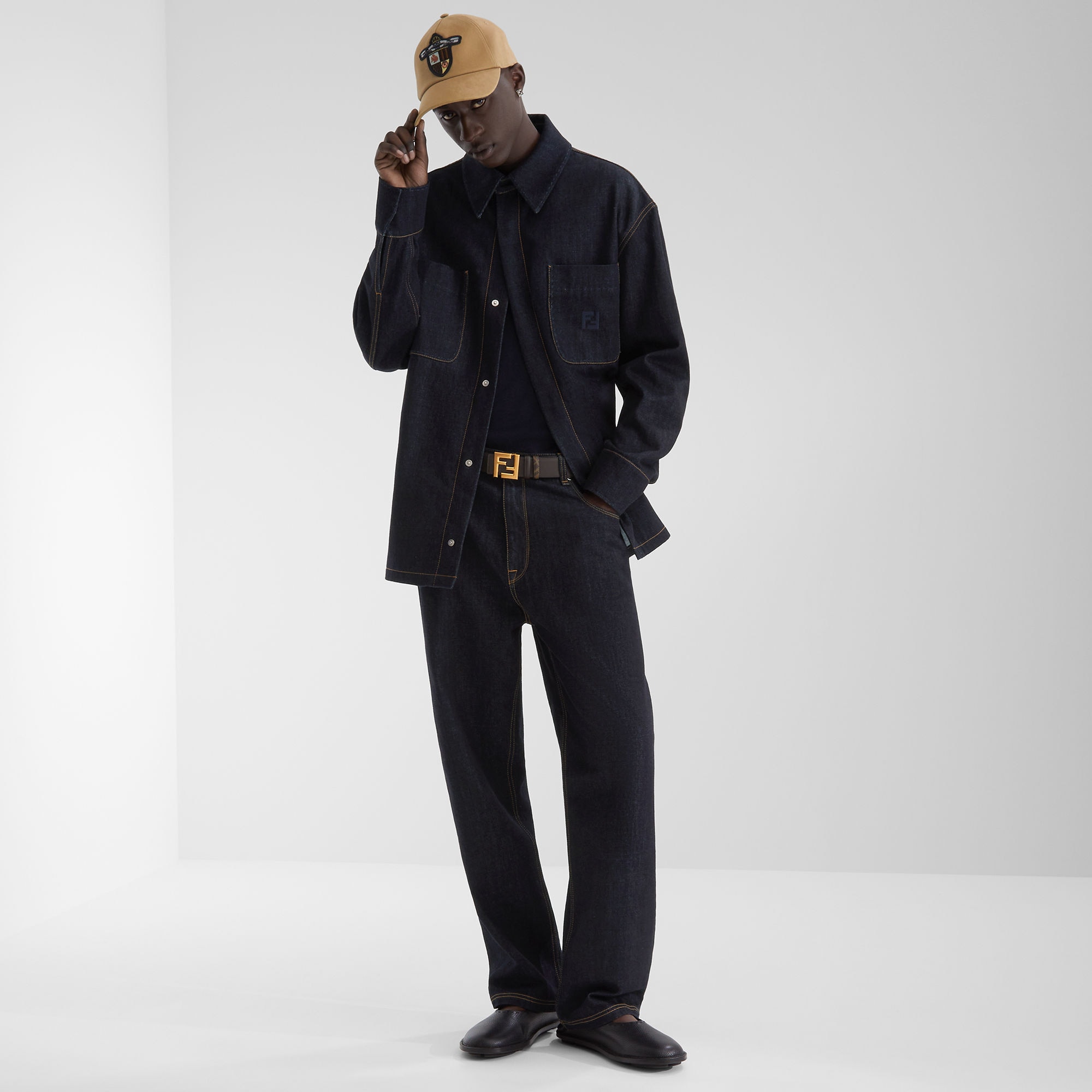 デニムジャケット デニム ブルー | Fendi デニムジャケット デニム ブルー | Fendi