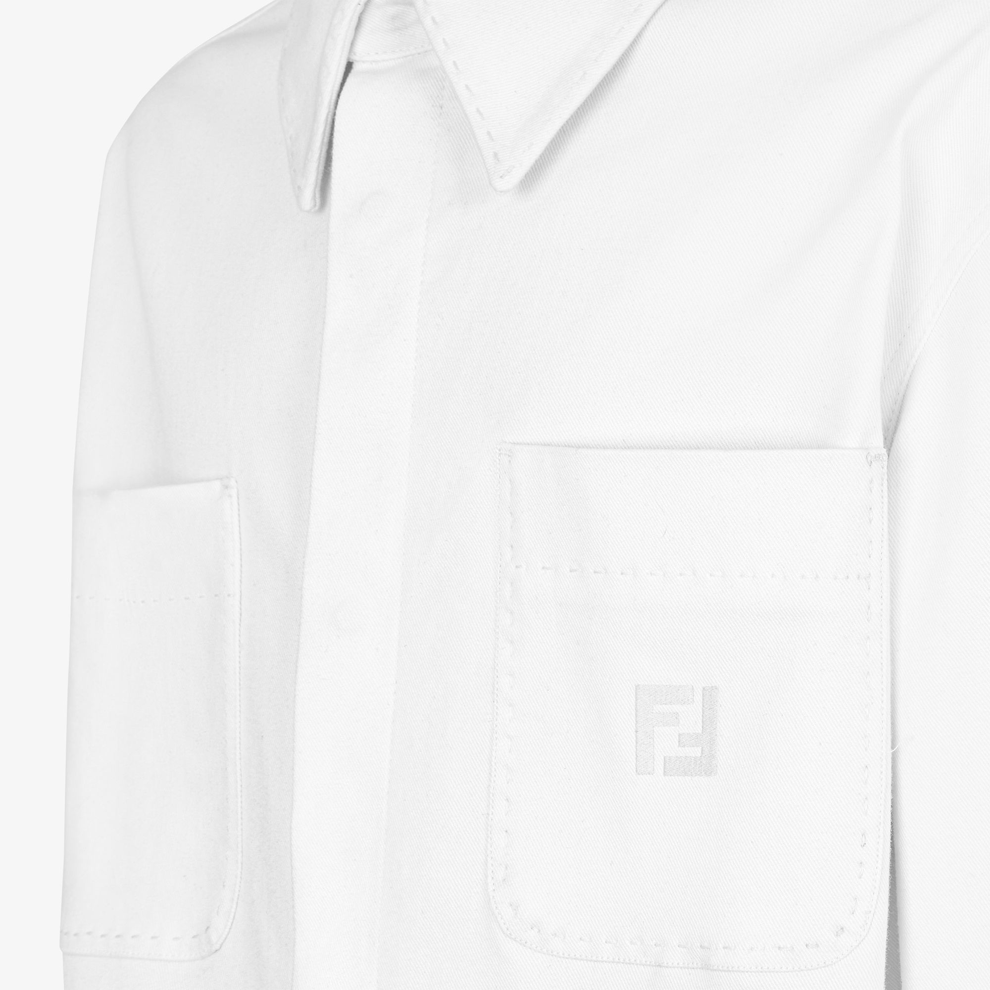 デニムジャケット デニム ホワイト | Fendi デニムジャケット デニム ホワイト | Fendi