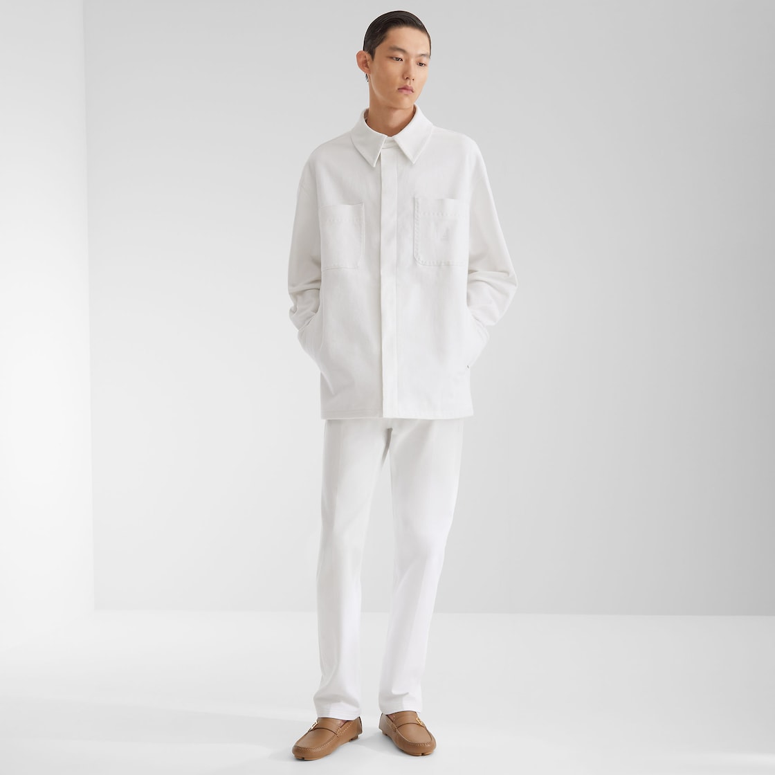 デニムジャケット デニム ホワイト | Fendi デニムジャケット デニム ホワイト | Fendi