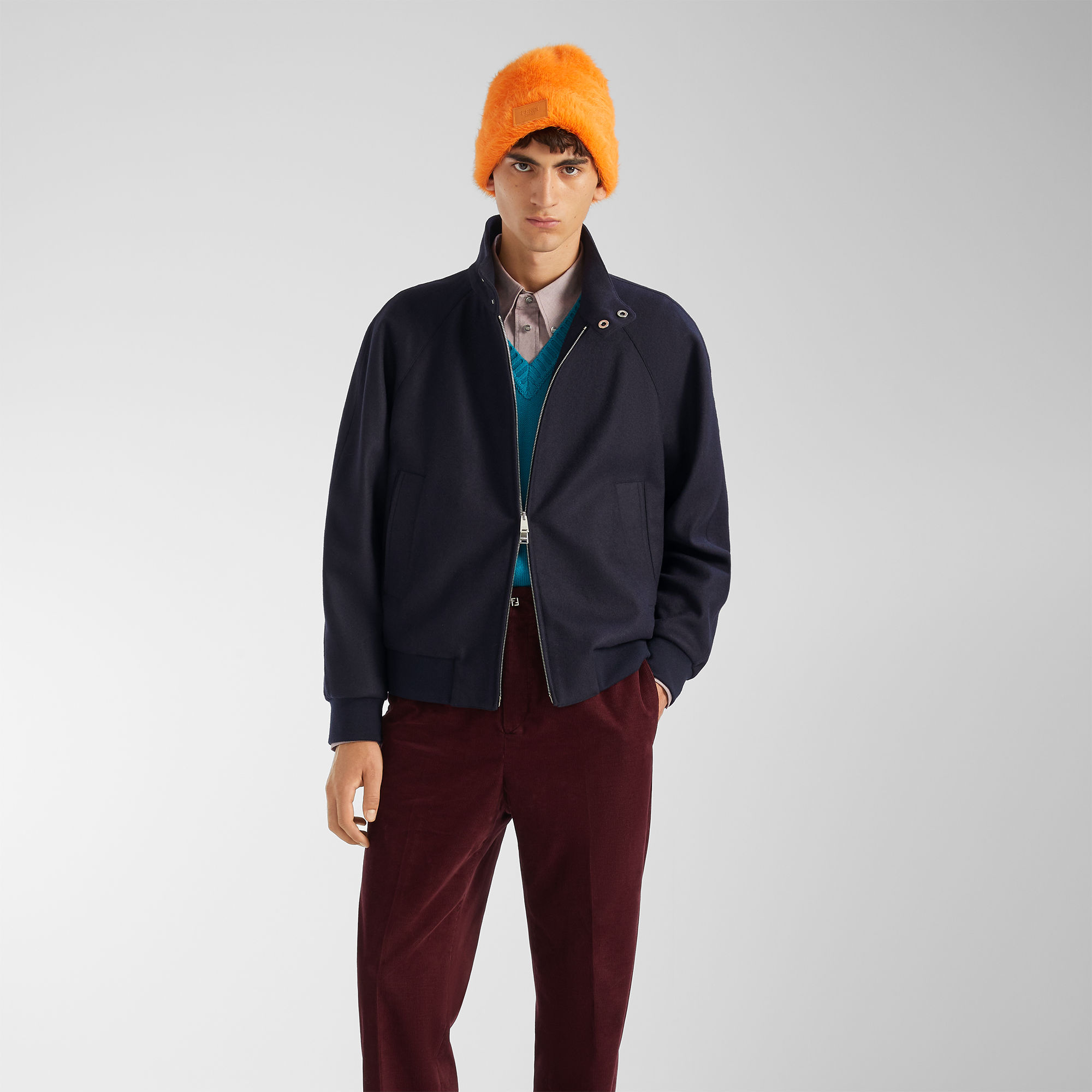 Blouson Wool Blue | Fendi