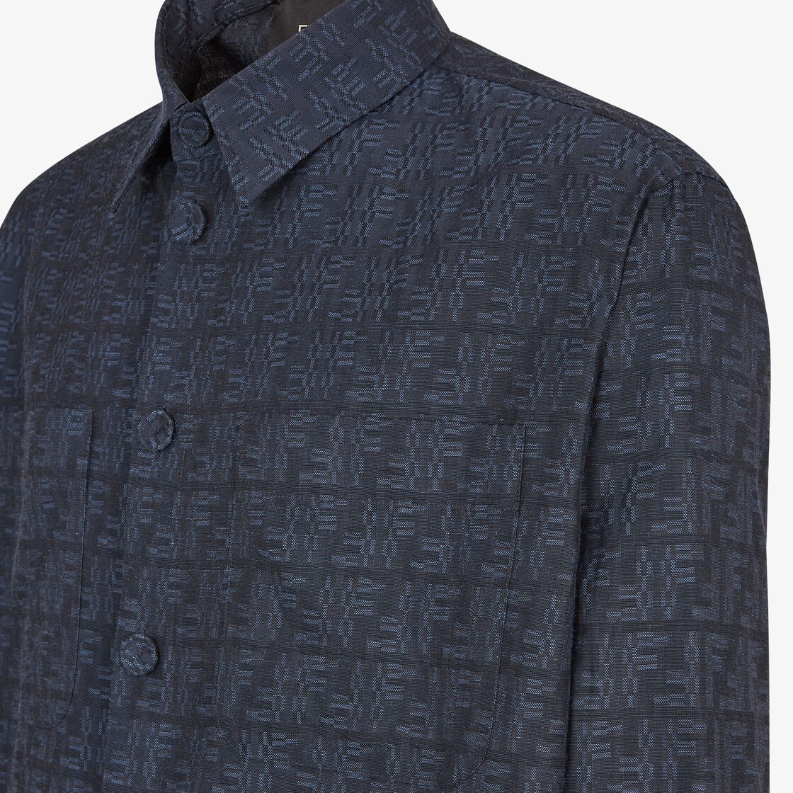 Blouson Blue FF jacquard Go-To Jacket Blue - Image 3/4