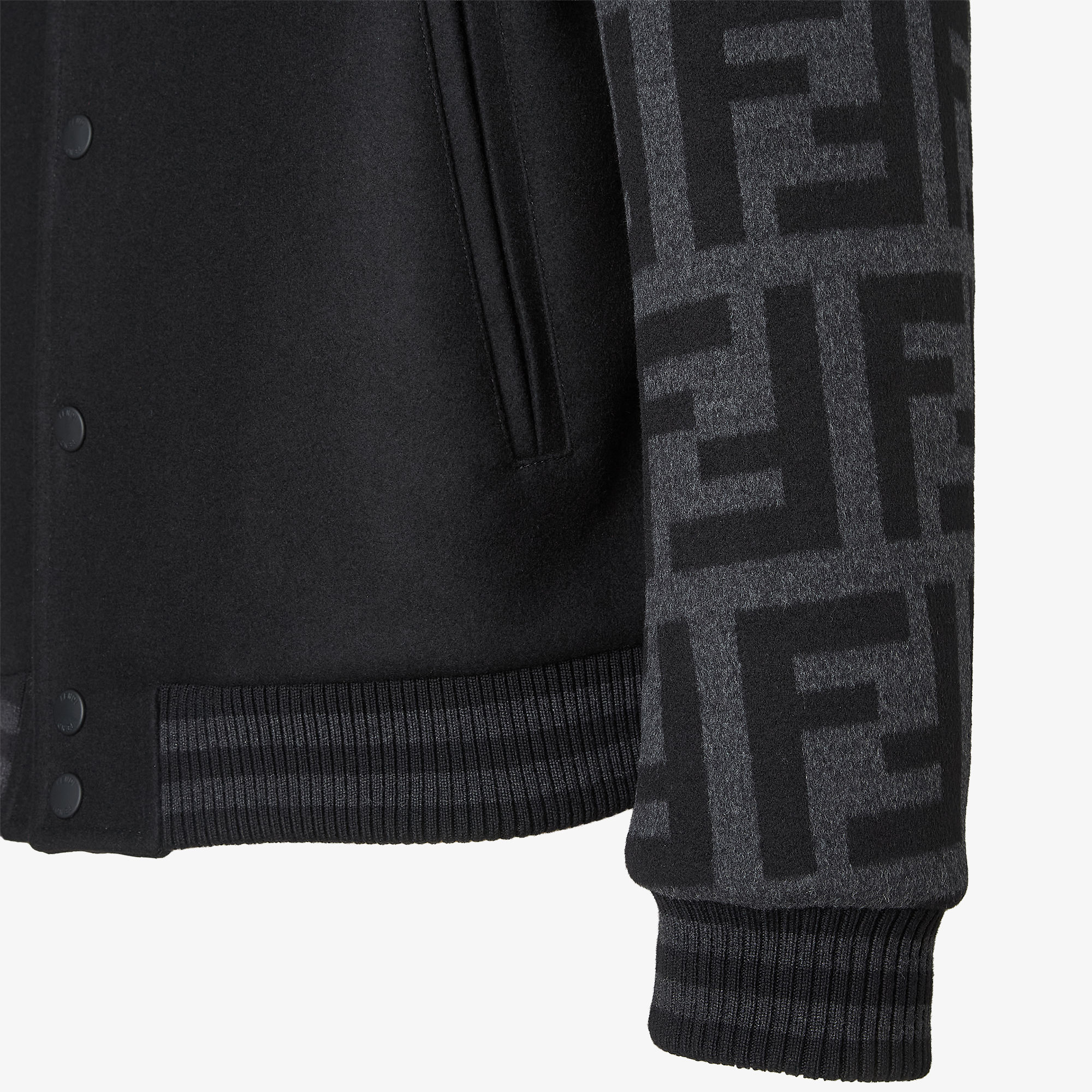Fndiページ Blouson Wool Black | Fendi