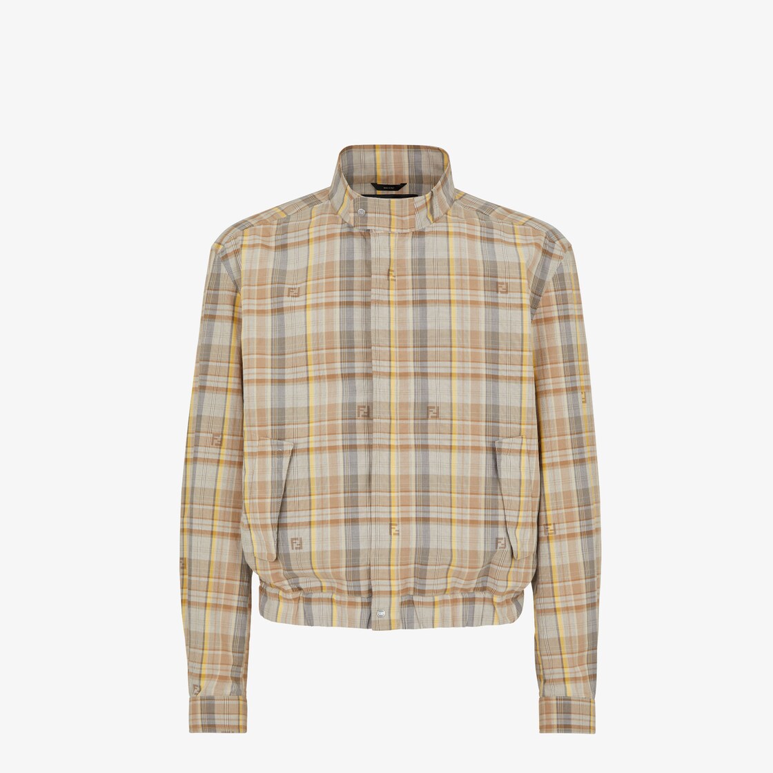 Blouson Beige checked cotton blouson Multicolour - Image 1/4