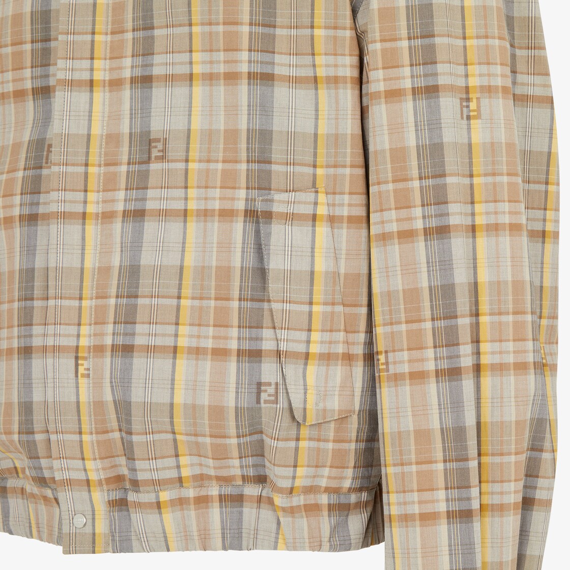 Blouson Beige checked cotton blouson Multicolor - Image 3/4