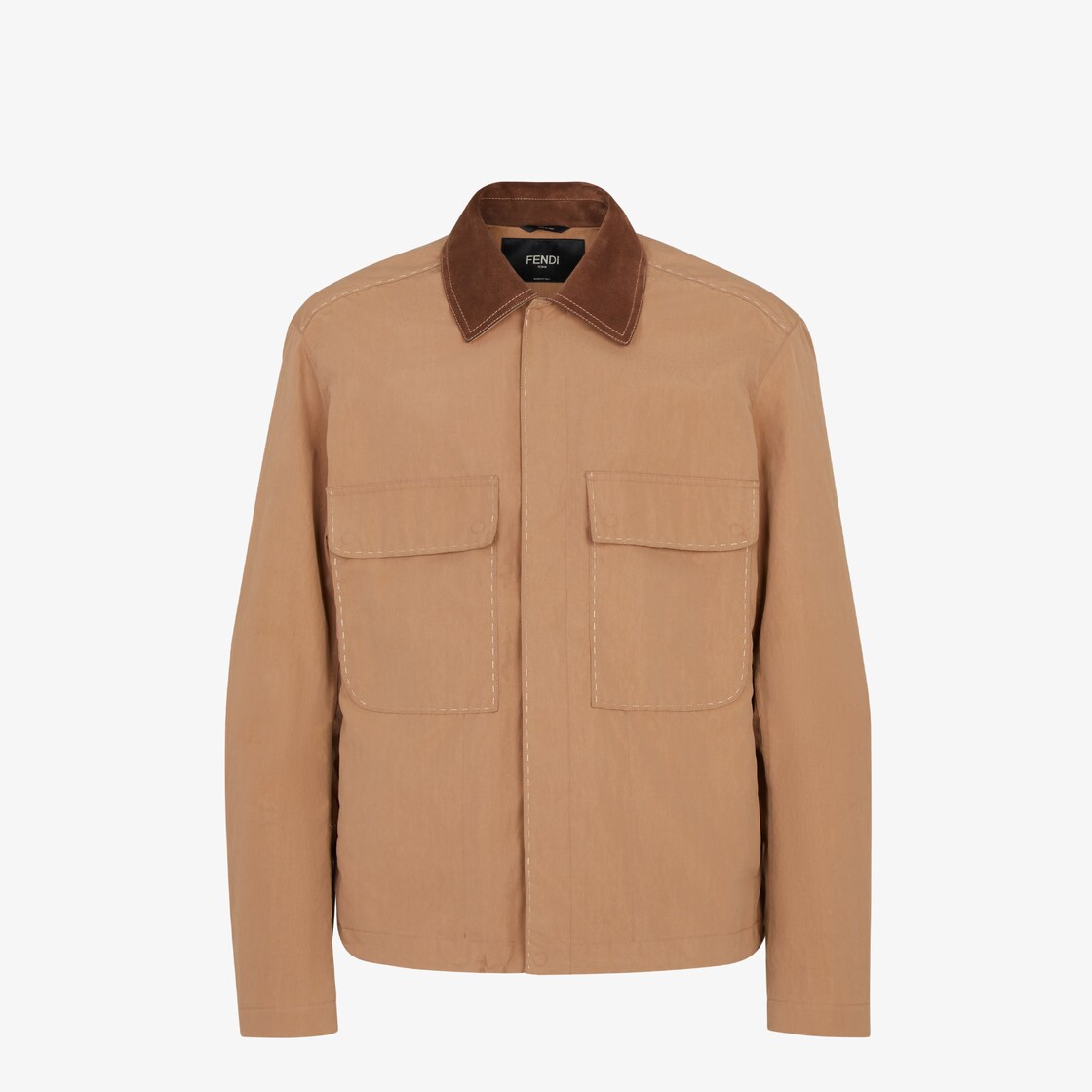 Blouson Brown canvas blouson Brown - Image 1/5