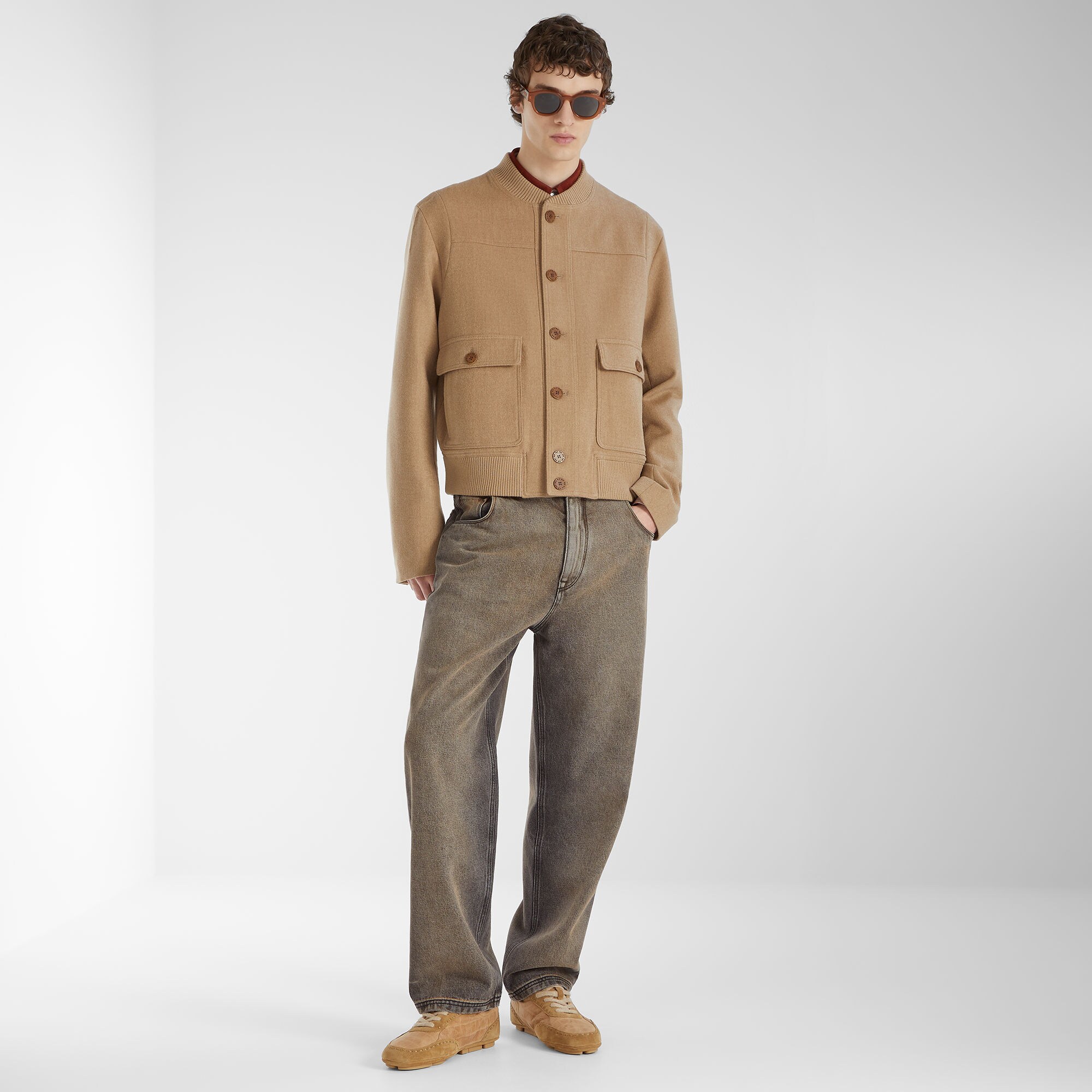 Blouson Wool Brown | Fendi
