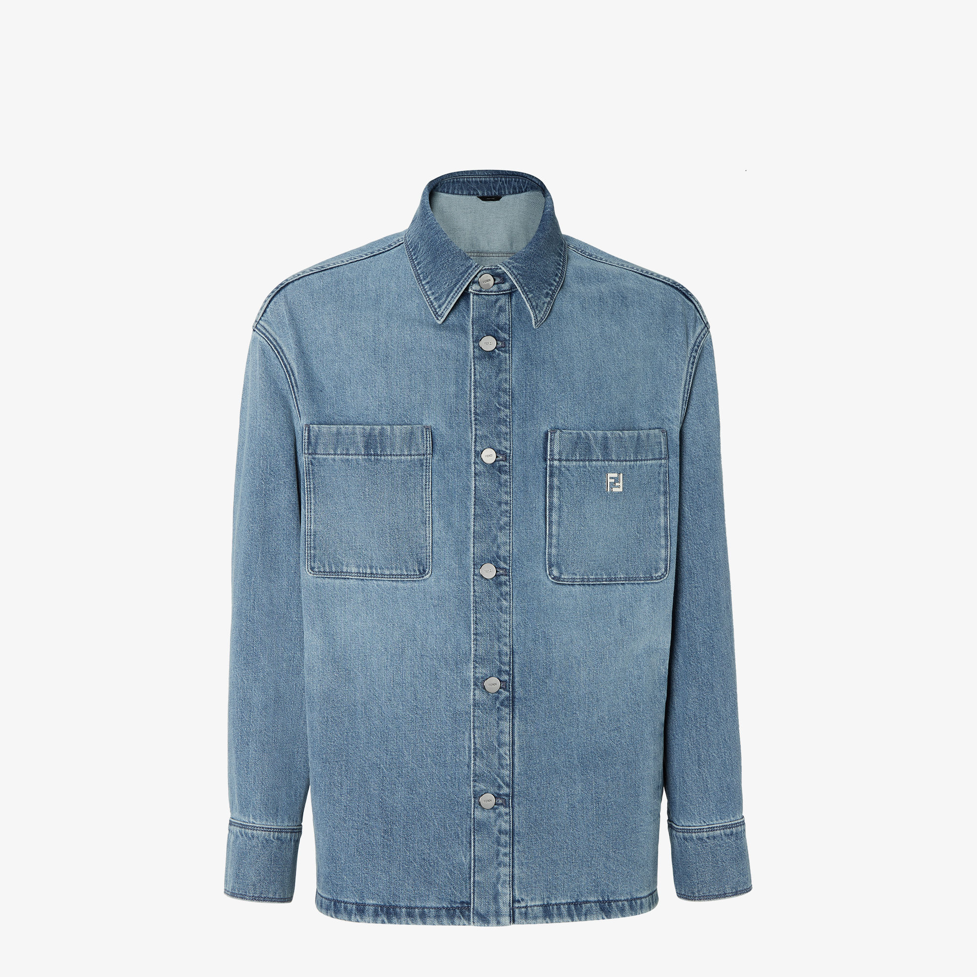 ジャケット・アウター Archive FENDI Gradation Denim Shirt FW1410AT2FF0QR0_01?hash=