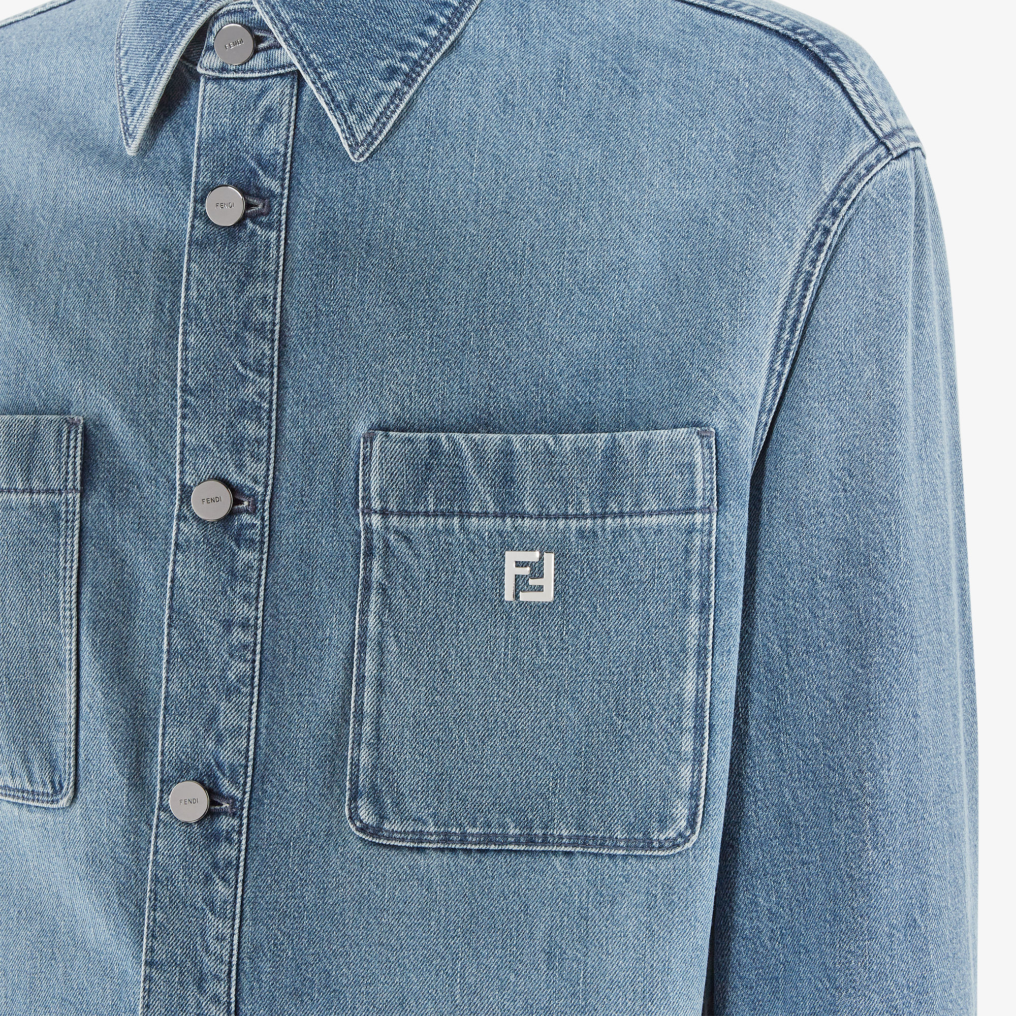 Shirt Denim Blue | Fendi