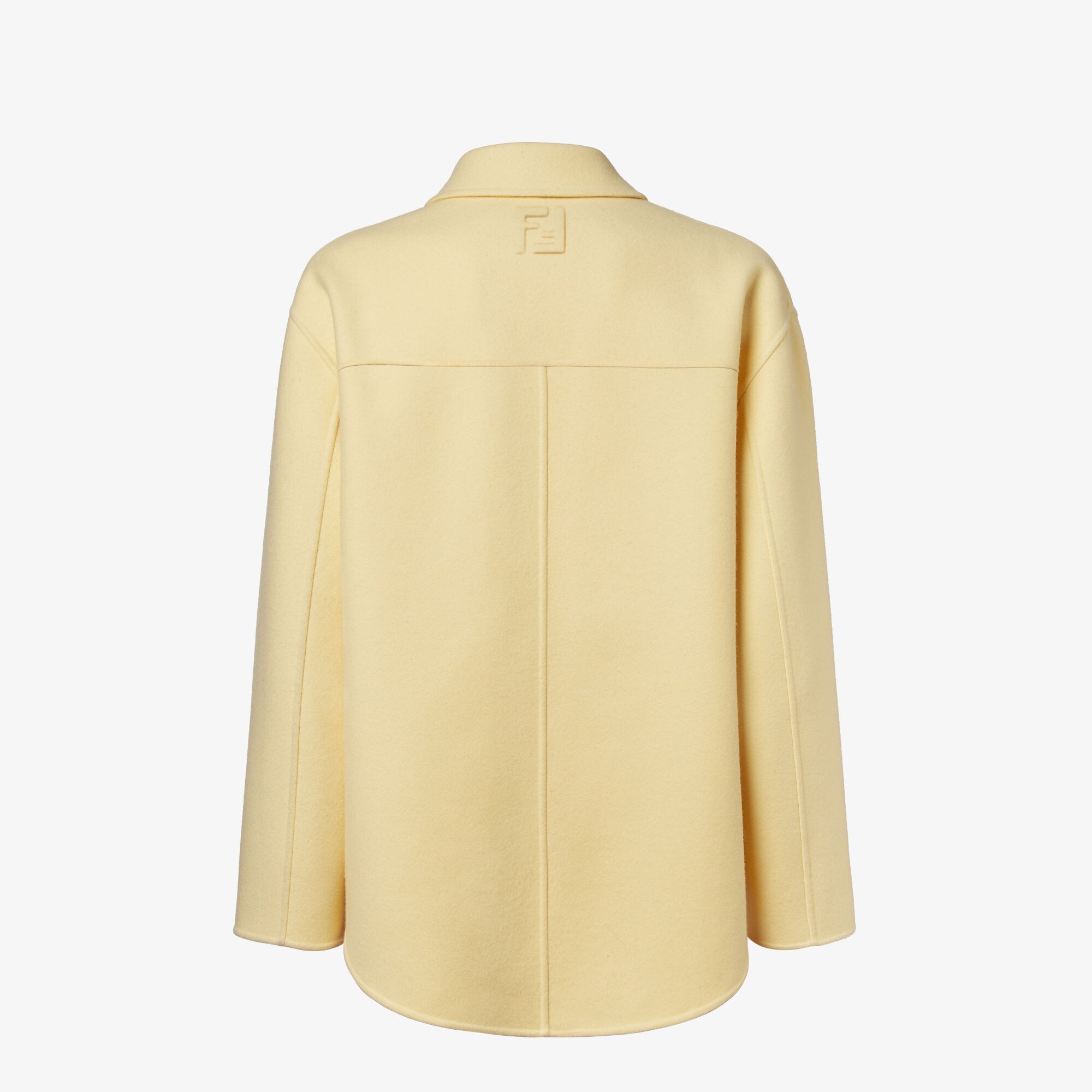 合馬公式アカウント1　FENDI ベージュ ピーコート ウール混紡 合馬公式アカウント1様専用 FENDI ベージュ ピーコート ウール混紡