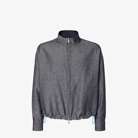 Fendi Reversible bomber-inspired blouson with drawstring hem