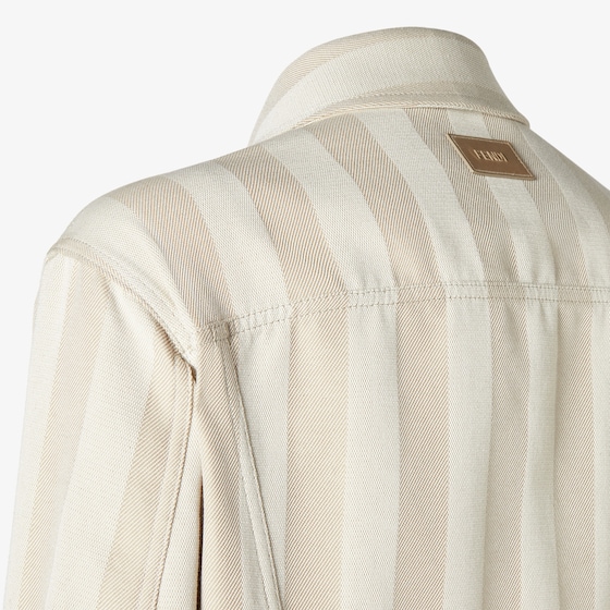 Fendi Regular-fit jacket with shirt collar, jeans-style chest | Thumbnail 3