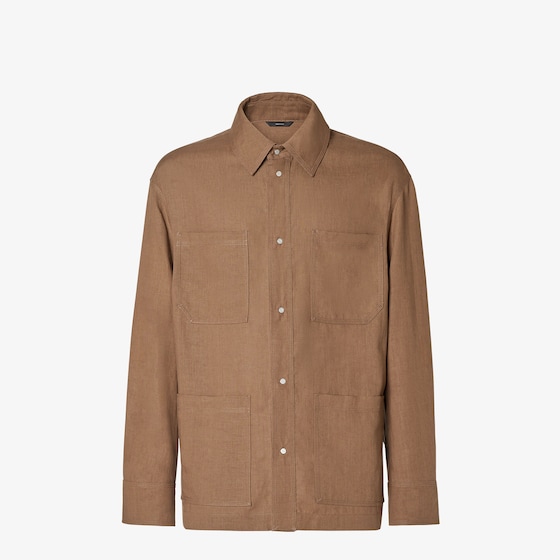 Fendi Go-To single-breasted straight-cut jacket with a shirt