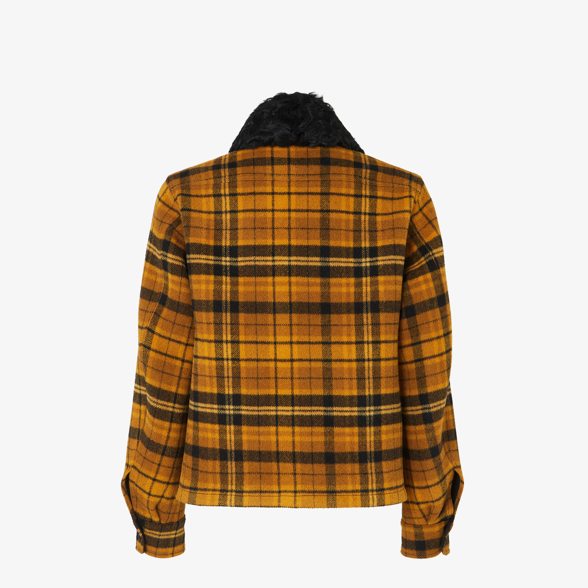 펜디 블루종 옐로우 체크 울 블루종 FW1455AMJWF0VNL