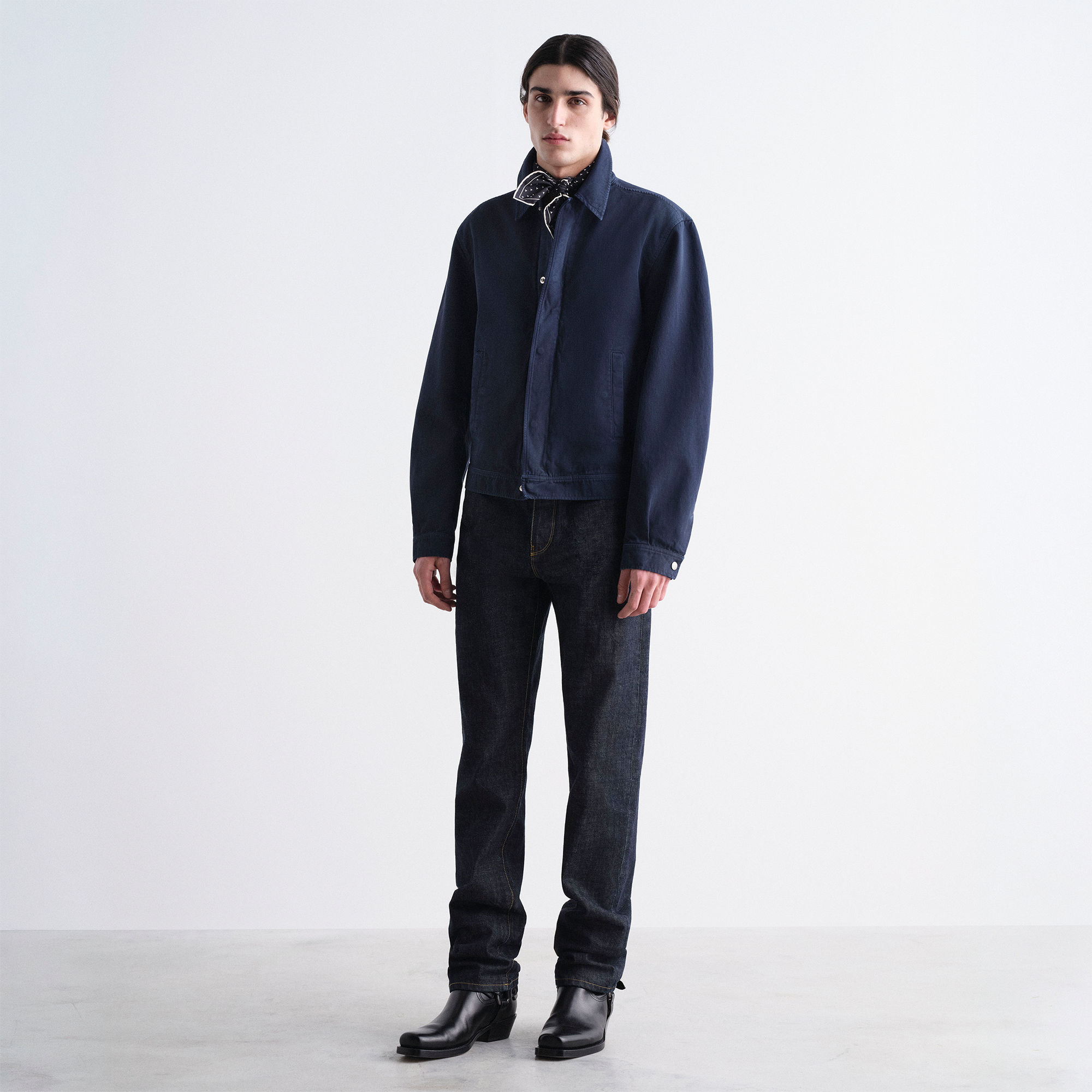 펜디 블루종 블루 코튼 블루종 FW1465AME3F0UV6