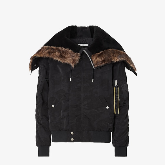 Fendi Blouson In Black