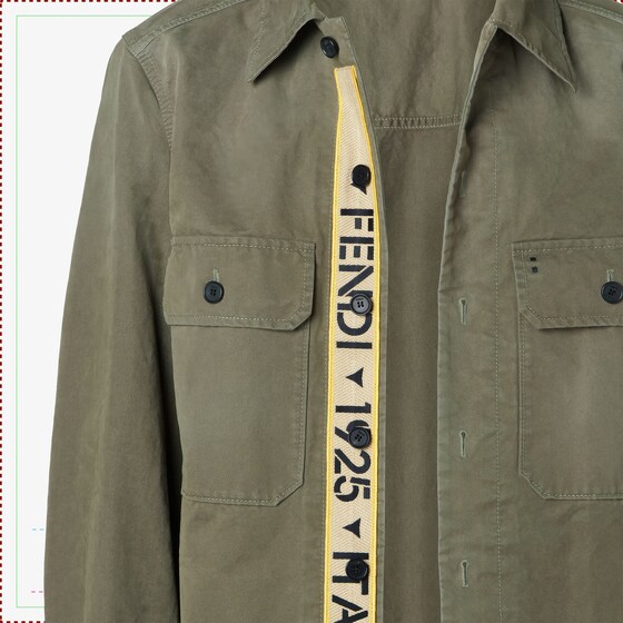 Fendi A long-sleeved jacket with a button fastening, finished | Thumbnail 4