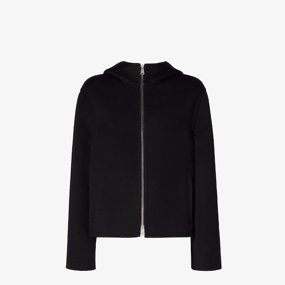 Fendi Short hooded blouson with a deconstructed silhouette
