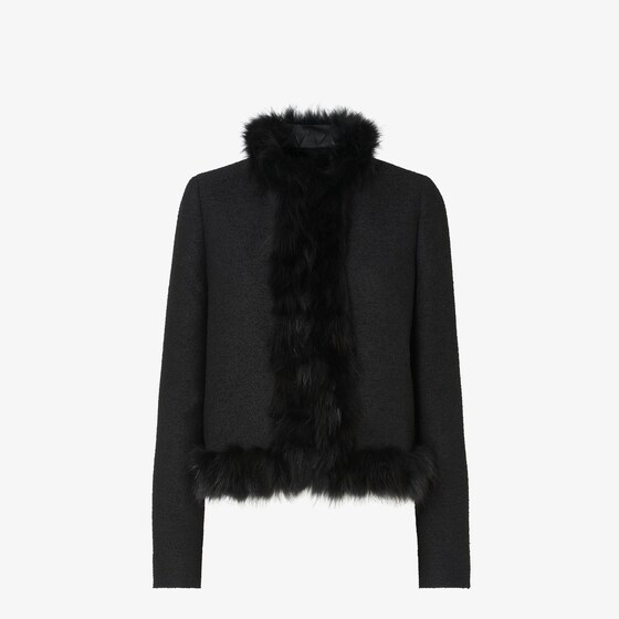 Fendi Jacket In Black