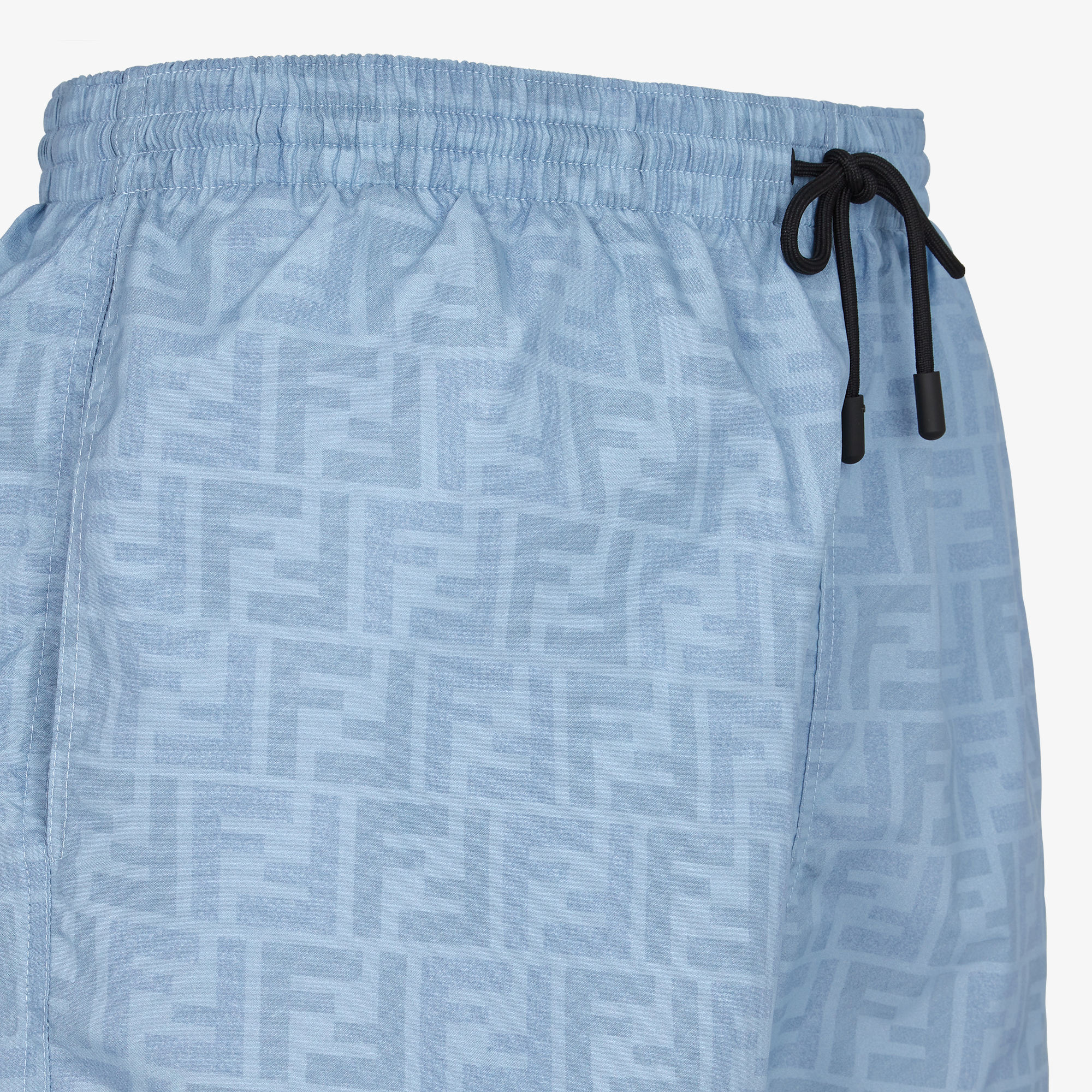 Swim Shorts Light blue nylon shorts Fendi