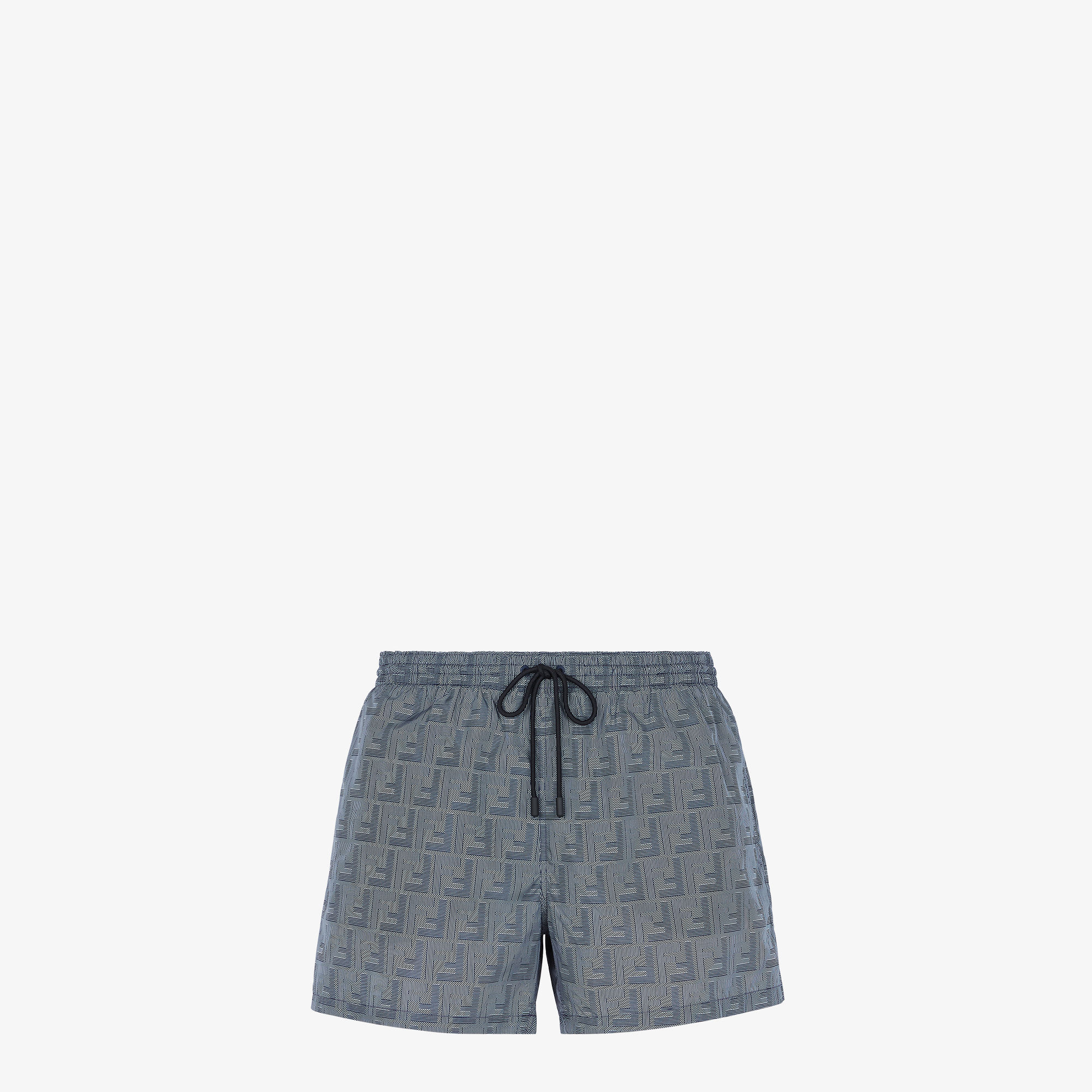 black fendi swim shorts