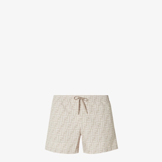 Fendi Swim Shorts In Neutral