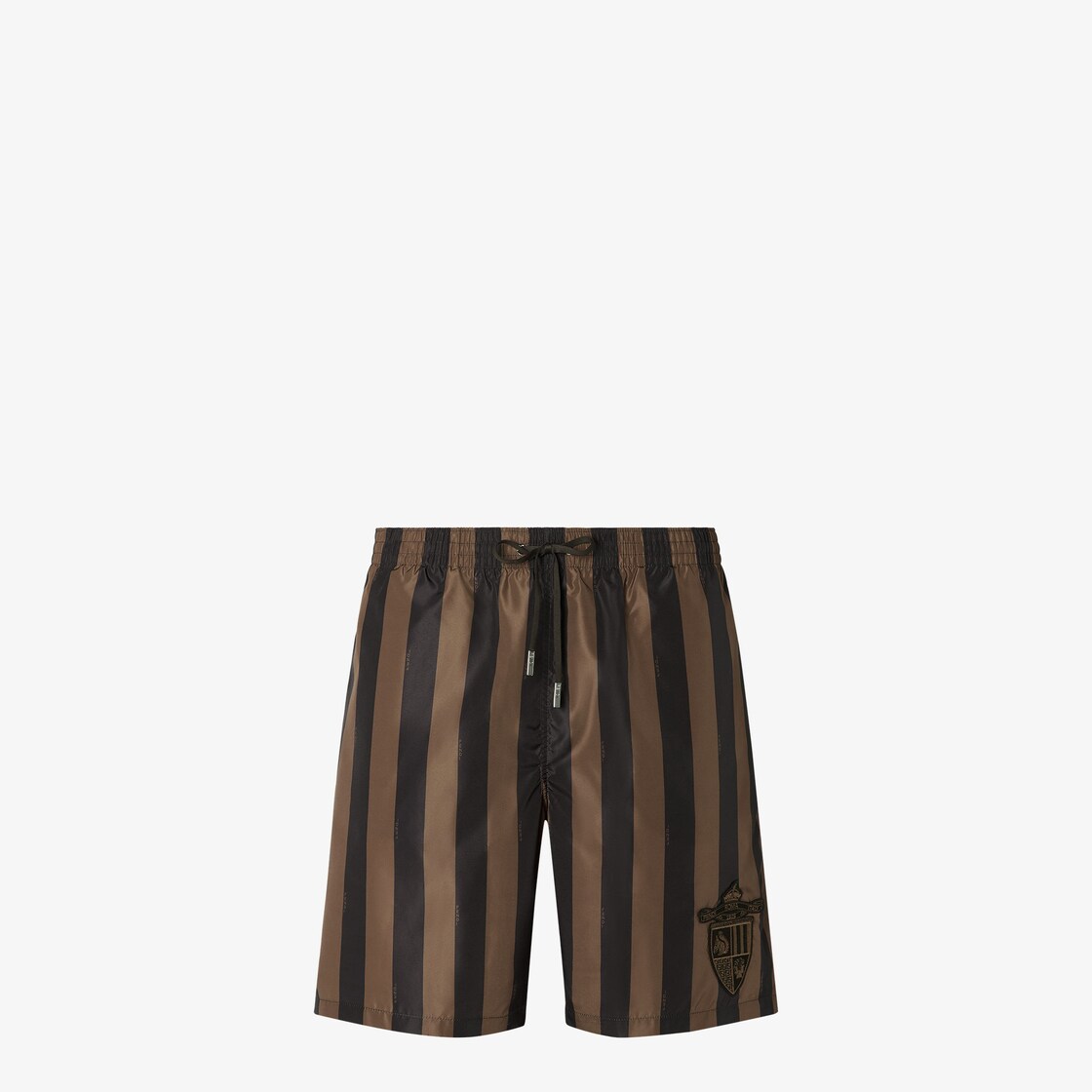 Swim Shorts Brown Pequin nylon shorts Brown - Image 1/3