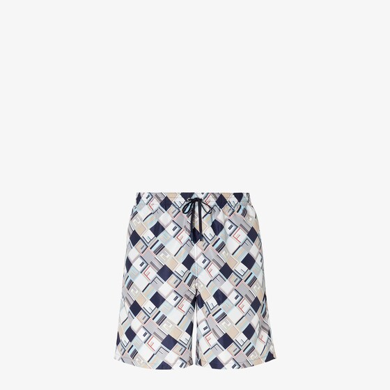Fendi Swim Shorts In Multi