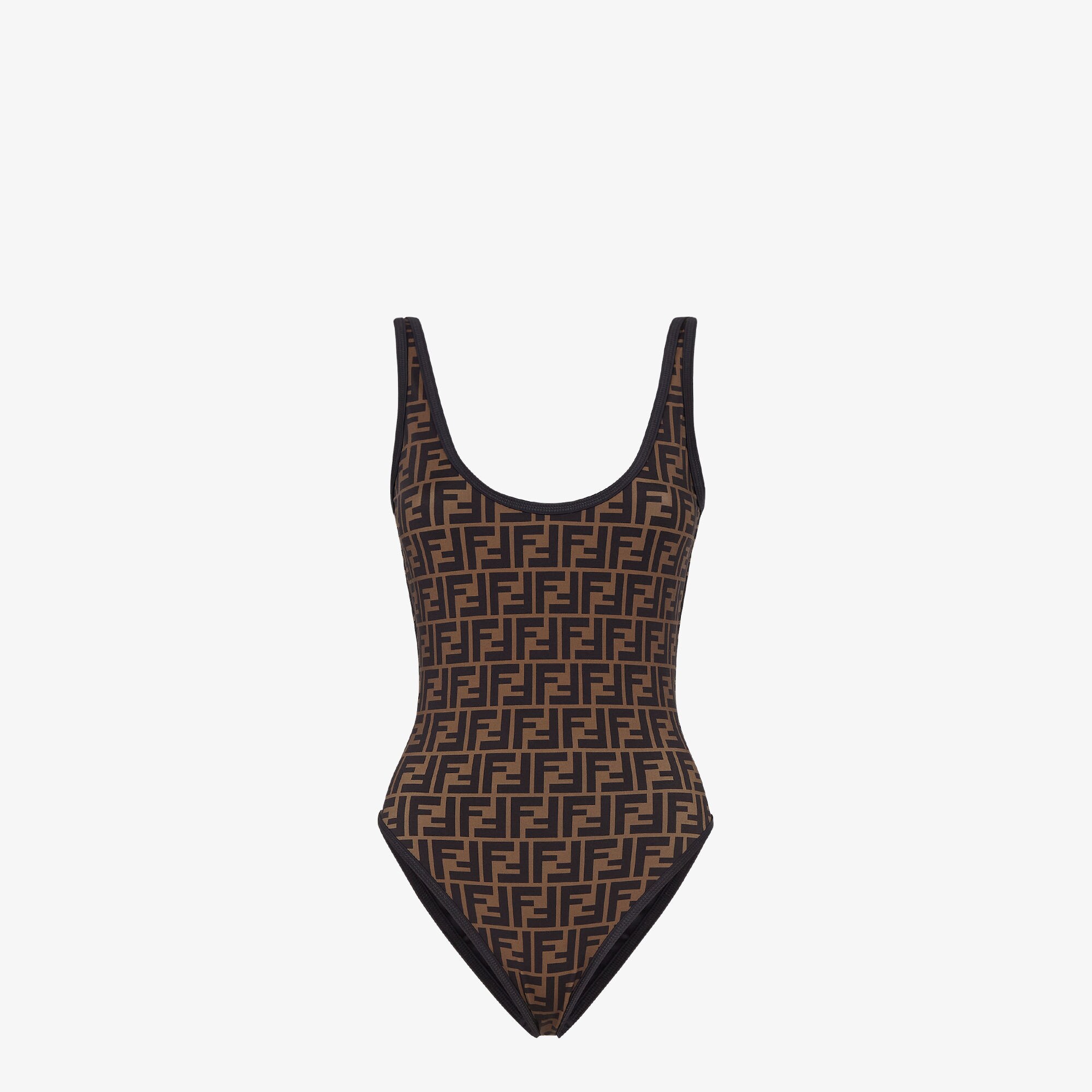 SwimsuitBrown Lycra reversible swimsuit