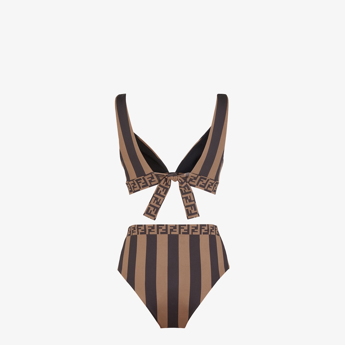 SwimsuitBrown Pequin Lycra bikini