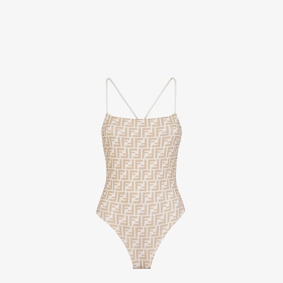 Fendi Reversible one-piece swimsuit with a straight neckline | Thumbnail 4