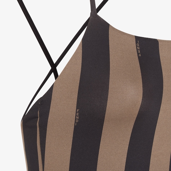 Fendi Reversible one-piece swimsuit with a straight neckline | Thumbnail 3
