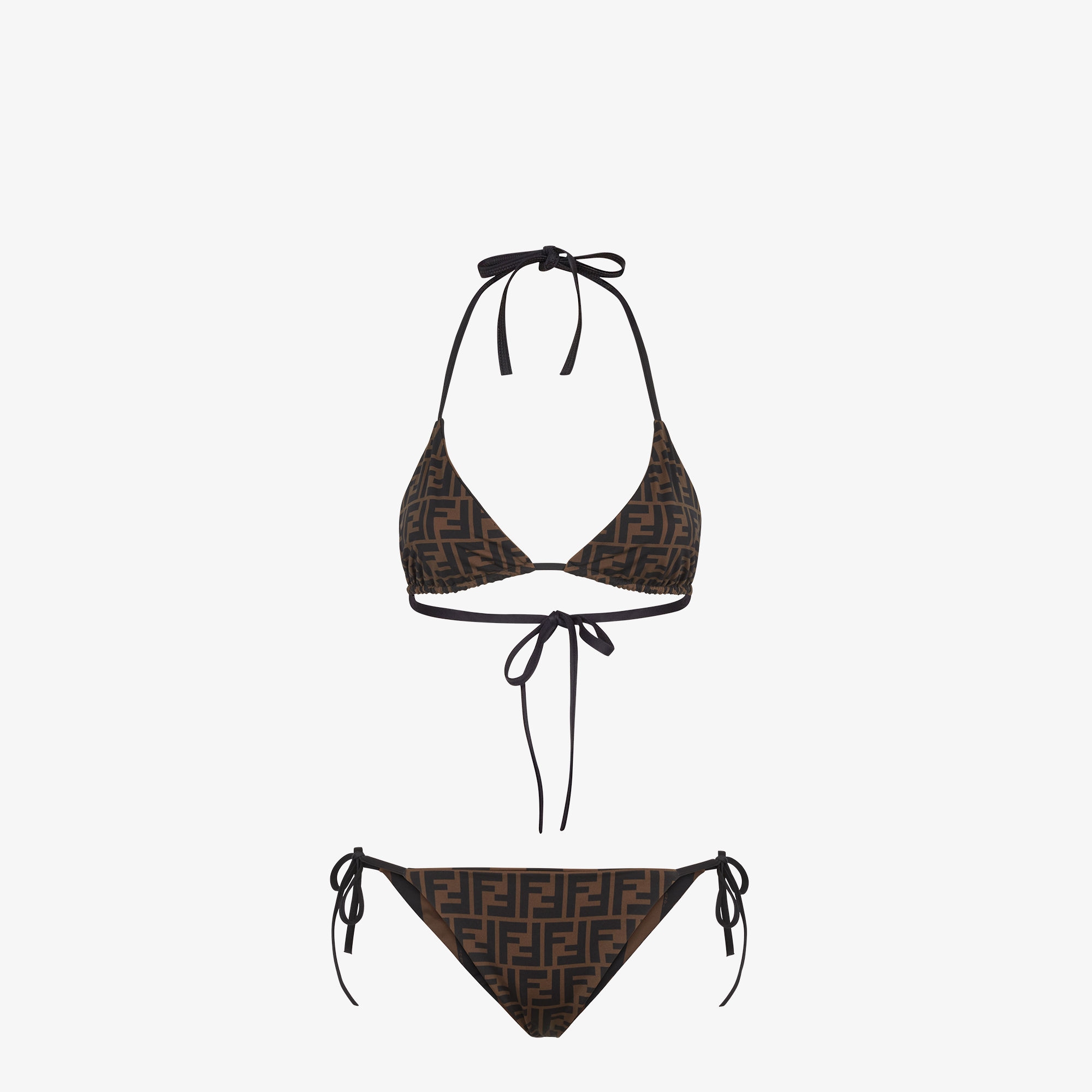 FENDI 水着 Swimsuit Technical fabric Brown | Fendi