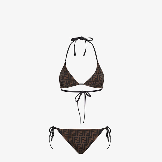 Fendi Reversible two-piece swimsuit with triangle bra and briefs | Thumbnail 5