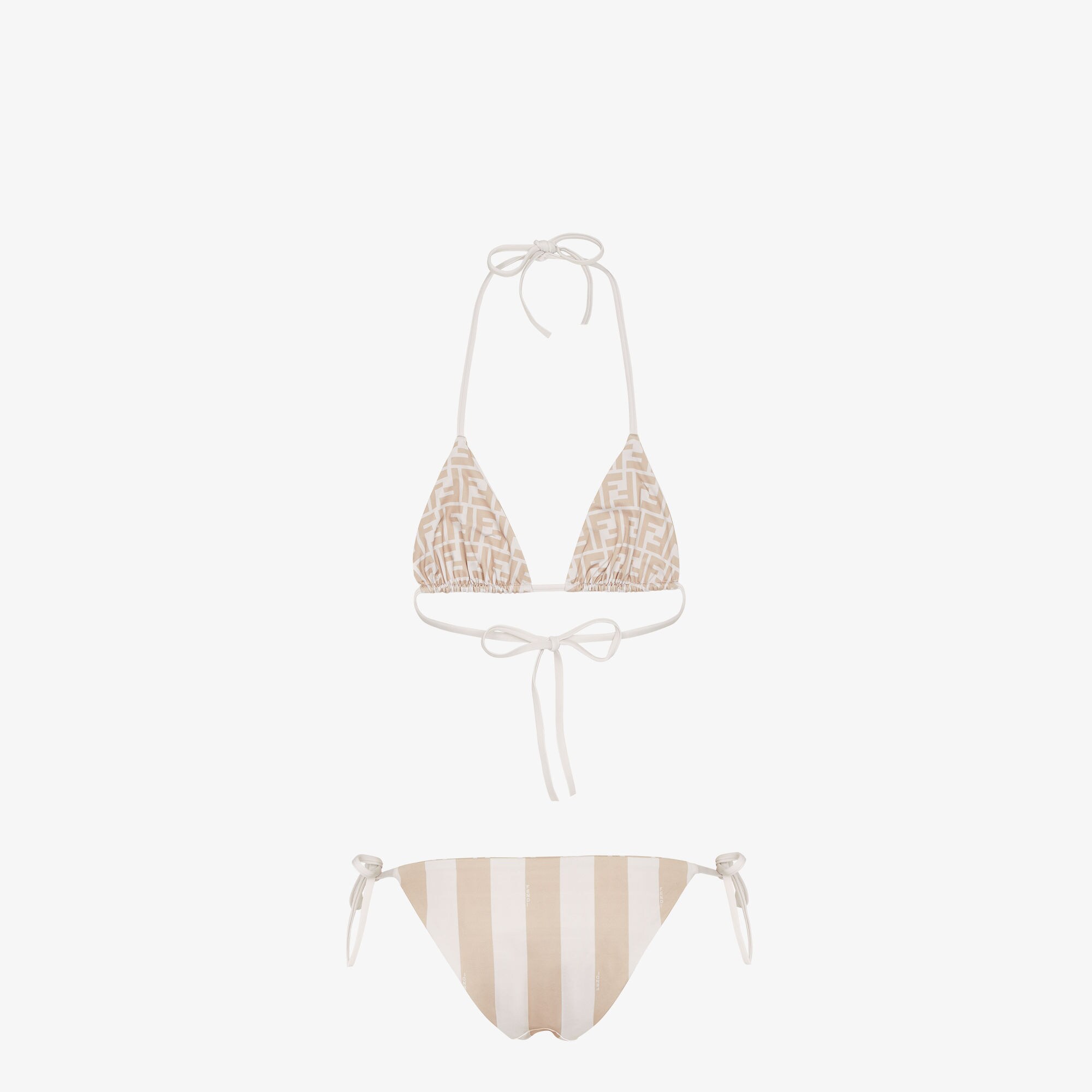 24SS【FENDI】ビキニ Lycra リバーシブル ペカンストライプ set FXBA30AQBYF1P2V_01