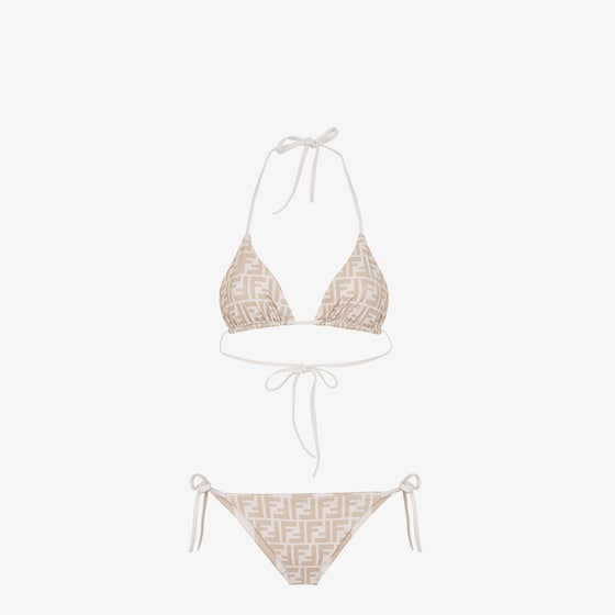Fendi Two-piece reversible swimsuit with triangle bra and briefs | Thumbnail 5