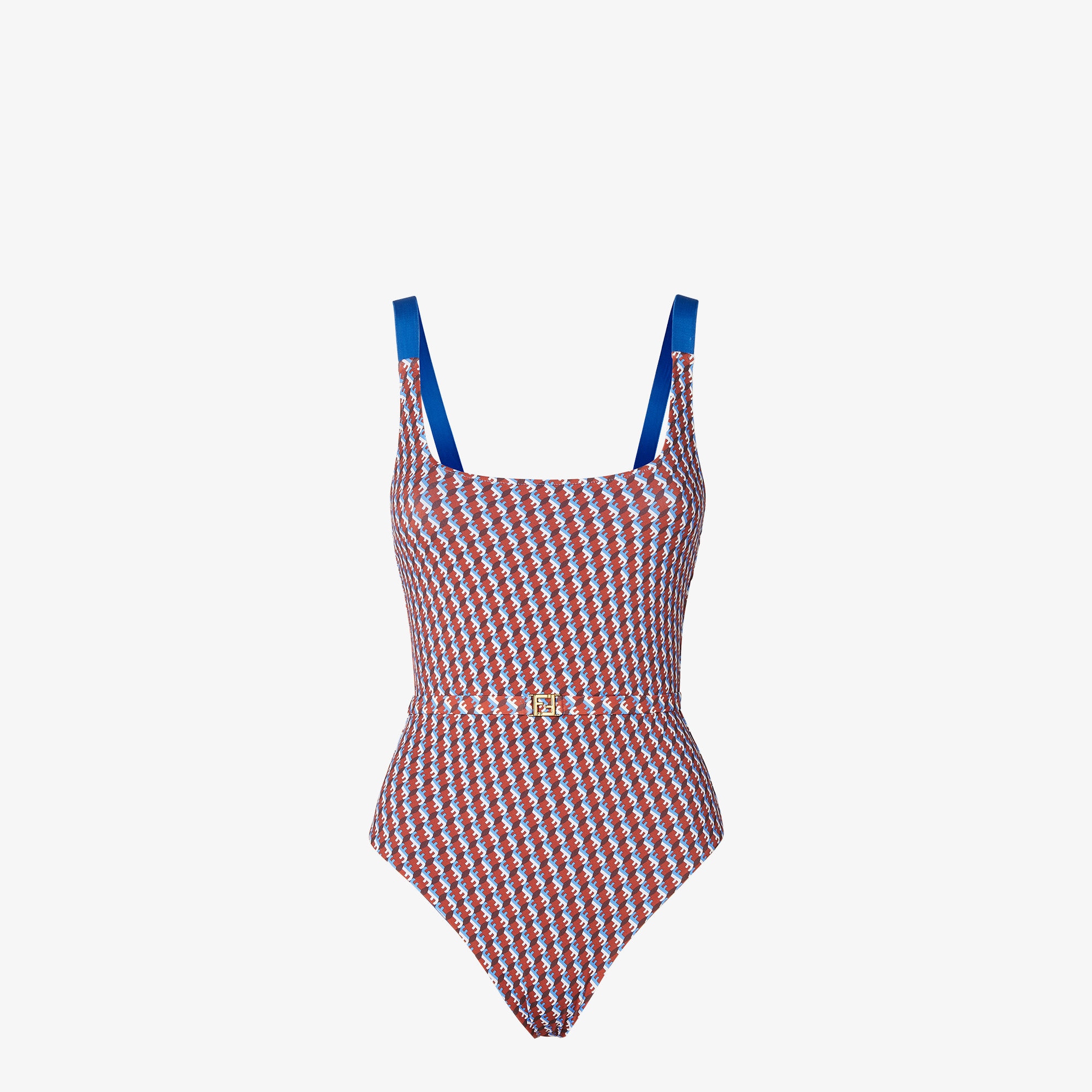 FENDI ワンピース ライクラ水着 ホワイト ロゴプリント イタリア製 S Swimsuit - Red | FENDI US