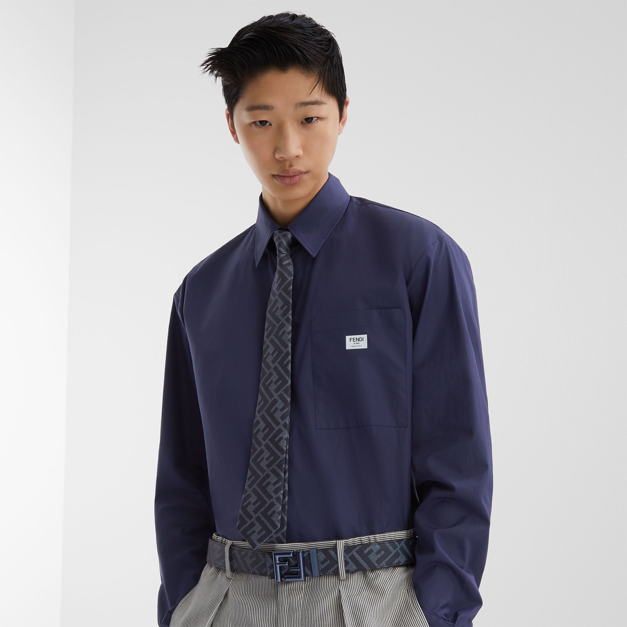 ネクタイ シルク ブルー | Fendi ネクタイ シルク ブルー | Fendi