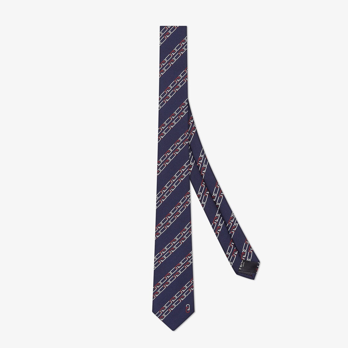 Fendi logo outlet tie