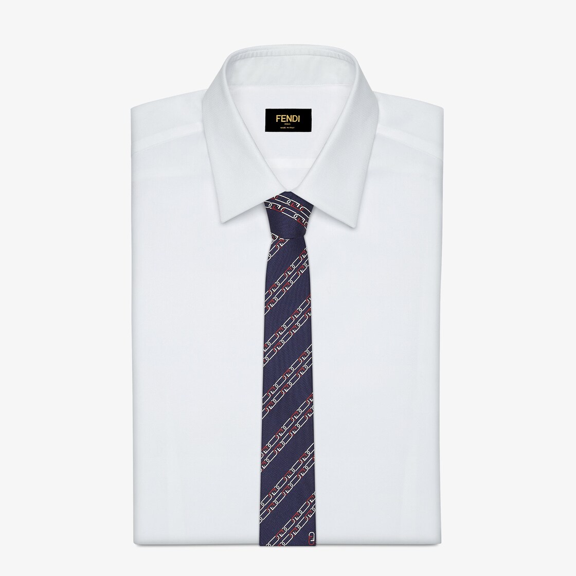 Fendi 2025 silk tie