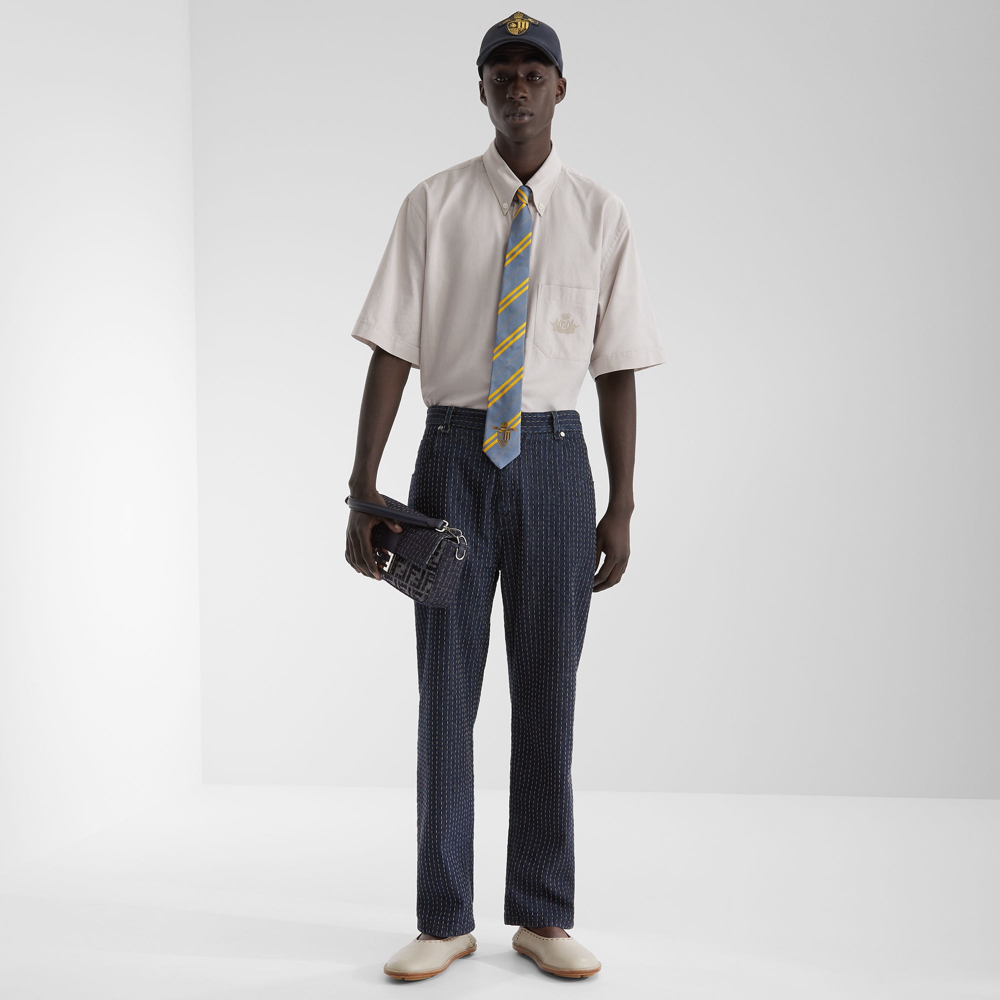 ネクタイ シルク ライトブルー | Fendi ネクタイ シルク ライトブルー | Fendi