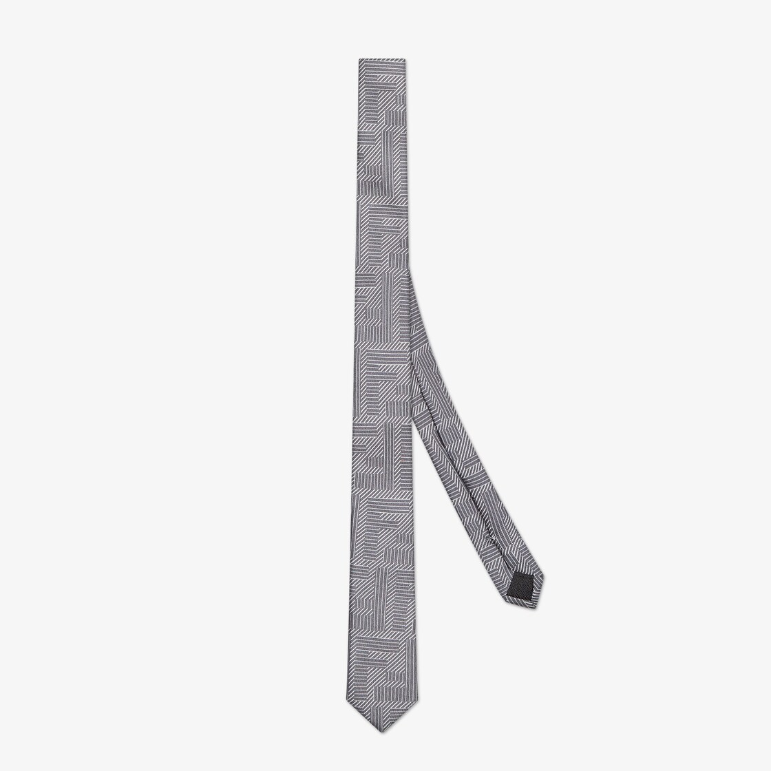 TieGrey silk tie