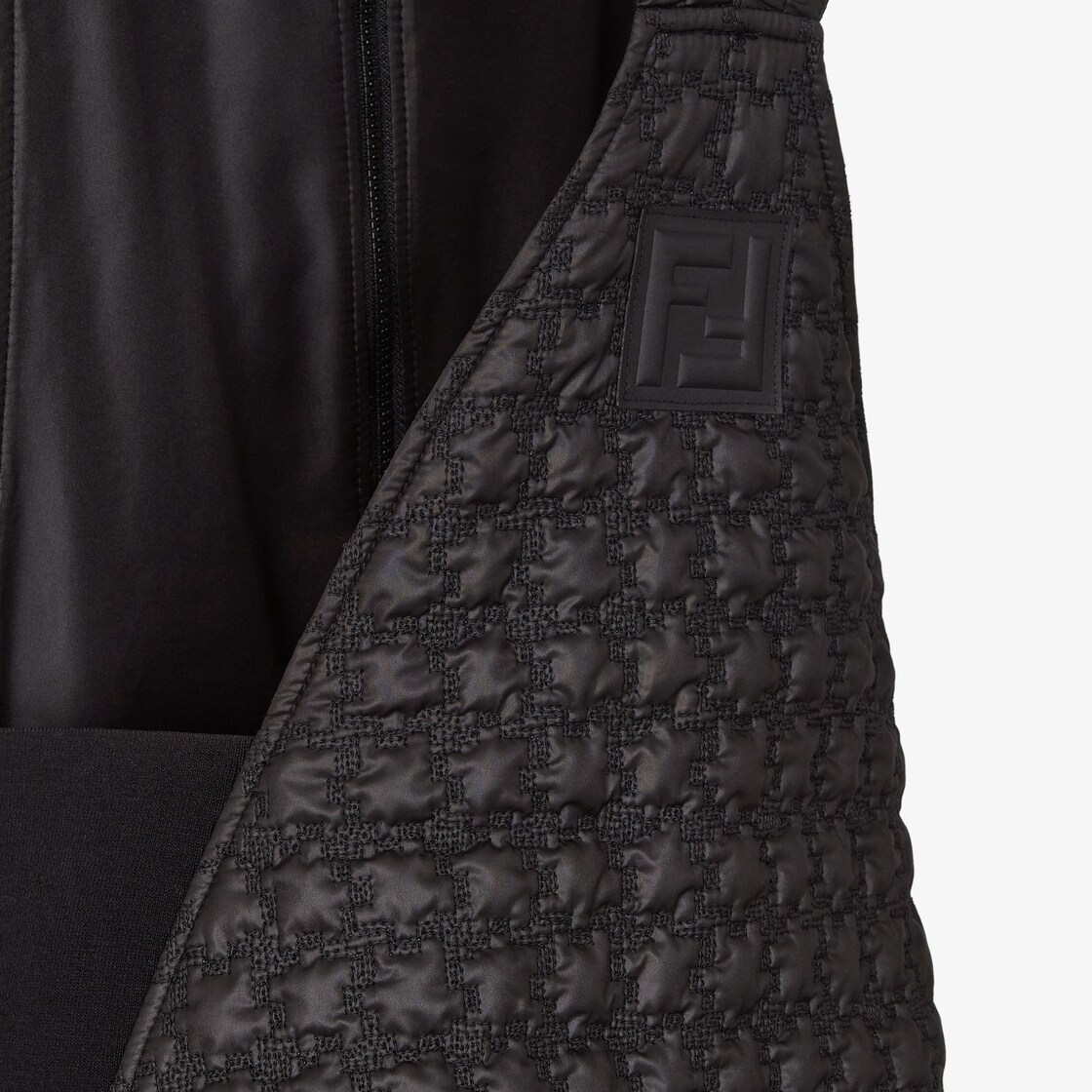 Dress Black quilted nylon dress Black - Image 3/3