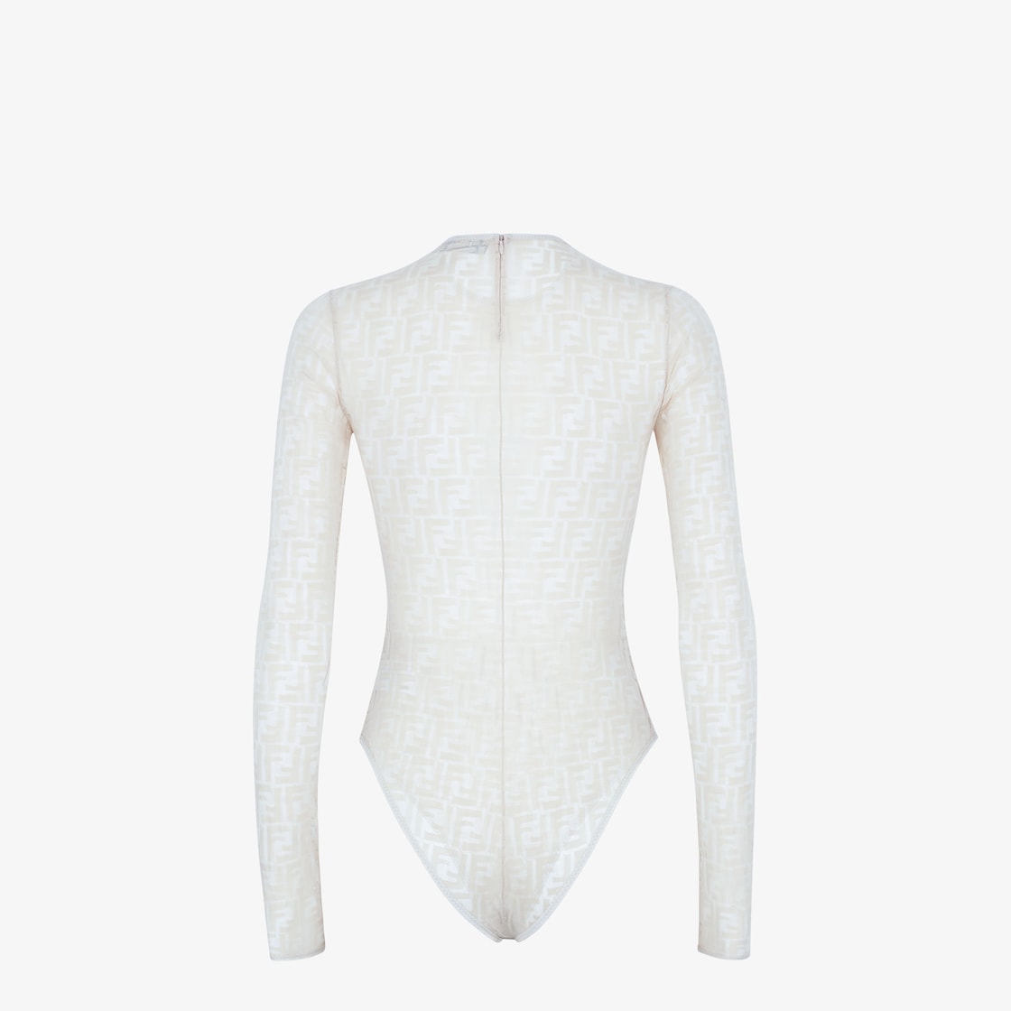 FF-motif high-neck bodysuit, FENDI