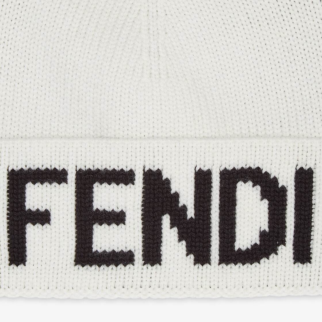 Hat - White wool hat | Fendi